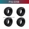 UDIRC UD1610 Pro RC Car Parts Rubber Wheels without Wheel Hubs P16-035B