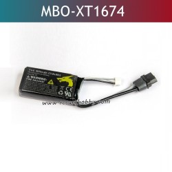 UDIRC UD1610pro Parts 7.4V 1600mAh Battery XT Plug MBO-XT1674