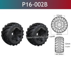 UDIRC UD1610S RC Car Parts Rubber Wheels P16-002B