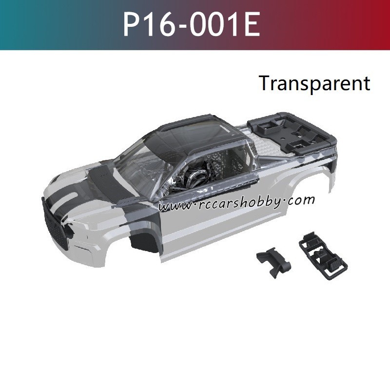 UDIRC UD1610S High Speed RC Car Parts Car Shell Assembly Transparent P16-001E
