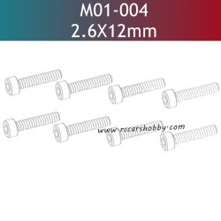 UDIRC UD1610 Pro Parts 2.6X12MM HB Hexagon Socket Head Cap Tapping Screw M01-004