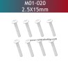 UDIRC UD1610 Pro RC Car Parts 2.5x15mm TM Hexagon Socket Button Head Machine Screw M01-020