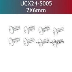 UDIRC UD1610S Parts 2X6mm PM Hexagon Round Head Machine Screw UCX24-S005