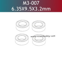 UDIRC UD1610S Parts 6.35X9.5X3.2MM Ball Bearings M03-007