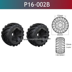 UDIRC M16 RC Car Parts Wheels P12-002B