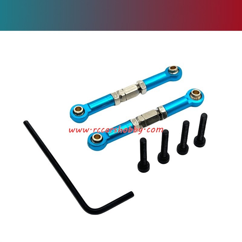 UDIRC M16 High Speed RC Car Upgrade Parts Steering Tie Rod Blue