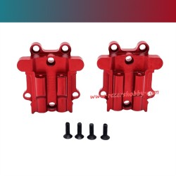 UDIRC M16 High Speed RC Car Upgrade Parts Front and Rear Gearbox Covers Red
