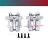 UDIRC M16 High Speed RC Car Upgrade Parts Front and Rear Gearbox Covers Silver