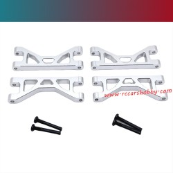 UDIRC M16 High Speed RC Car Upgrade Parts Front and Rear Upper Swing Arms Silver