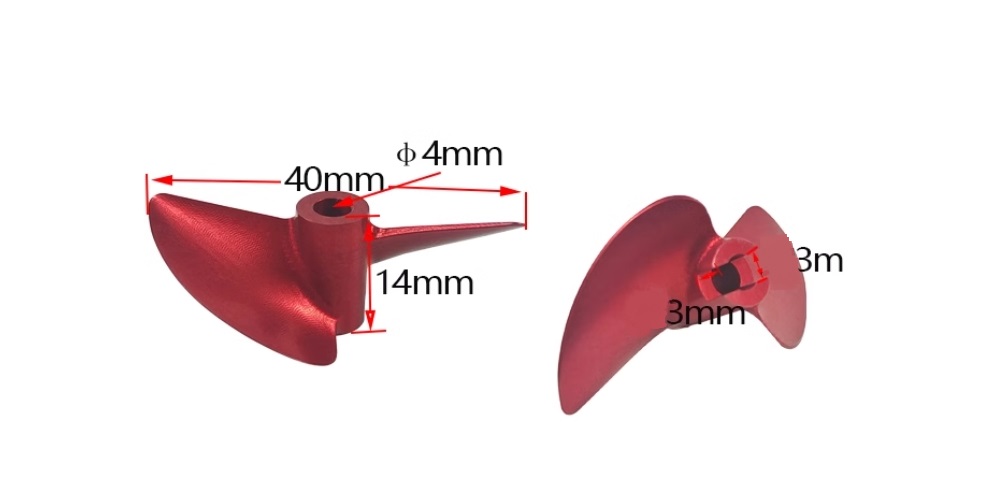 UDIRC UDI005 RC Boat Upgrade Parts CNC Propeller