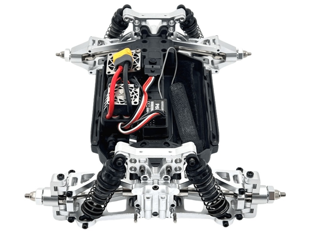 UDIRC-M16-Upgrade-Parts-Front-and-Rear-Gearbox-Covers-Silver-Overview