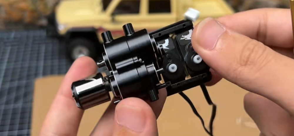 Bottom view image of UDIRC UCX1801 Pro Brushless Central Transmission Assembly